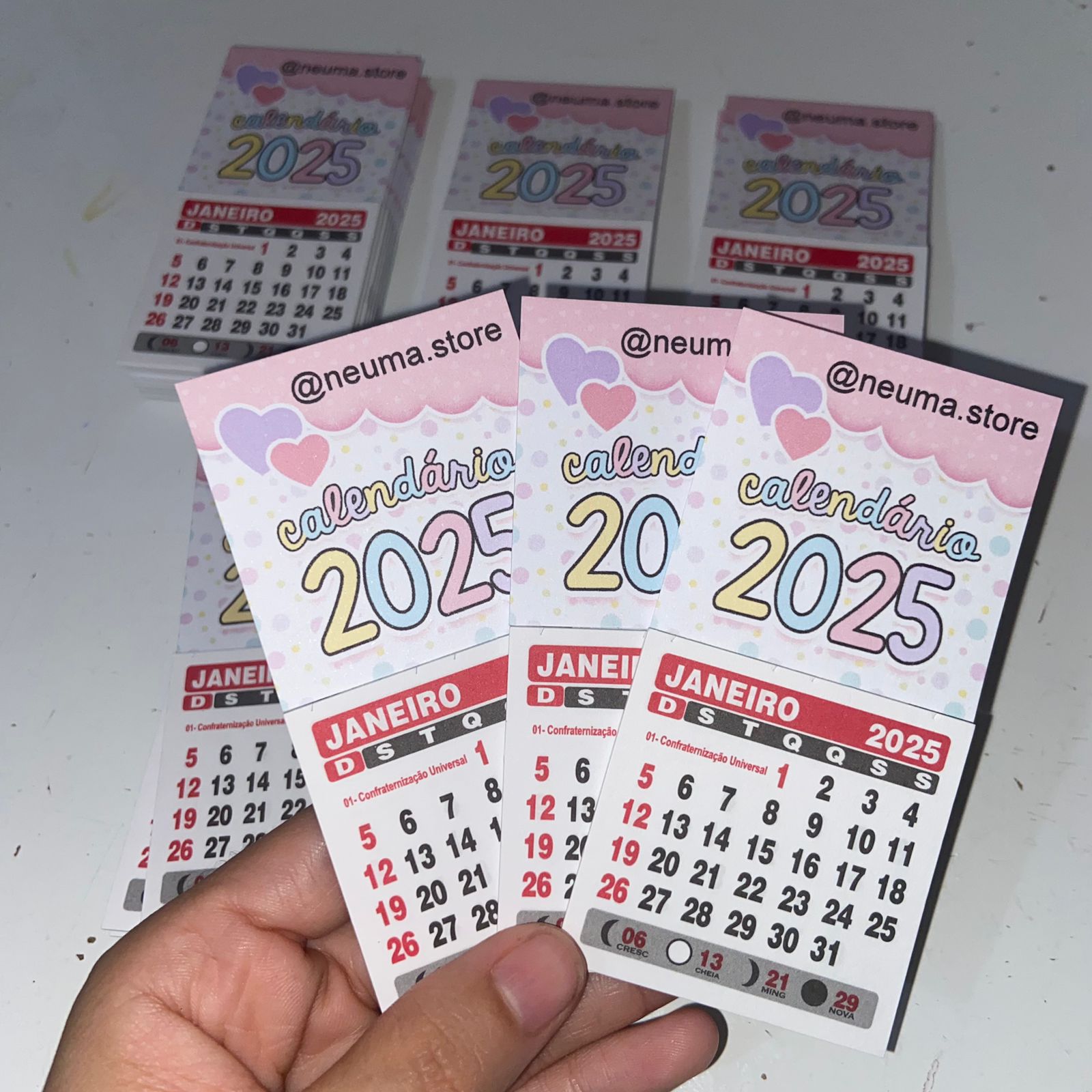 Mini calendário