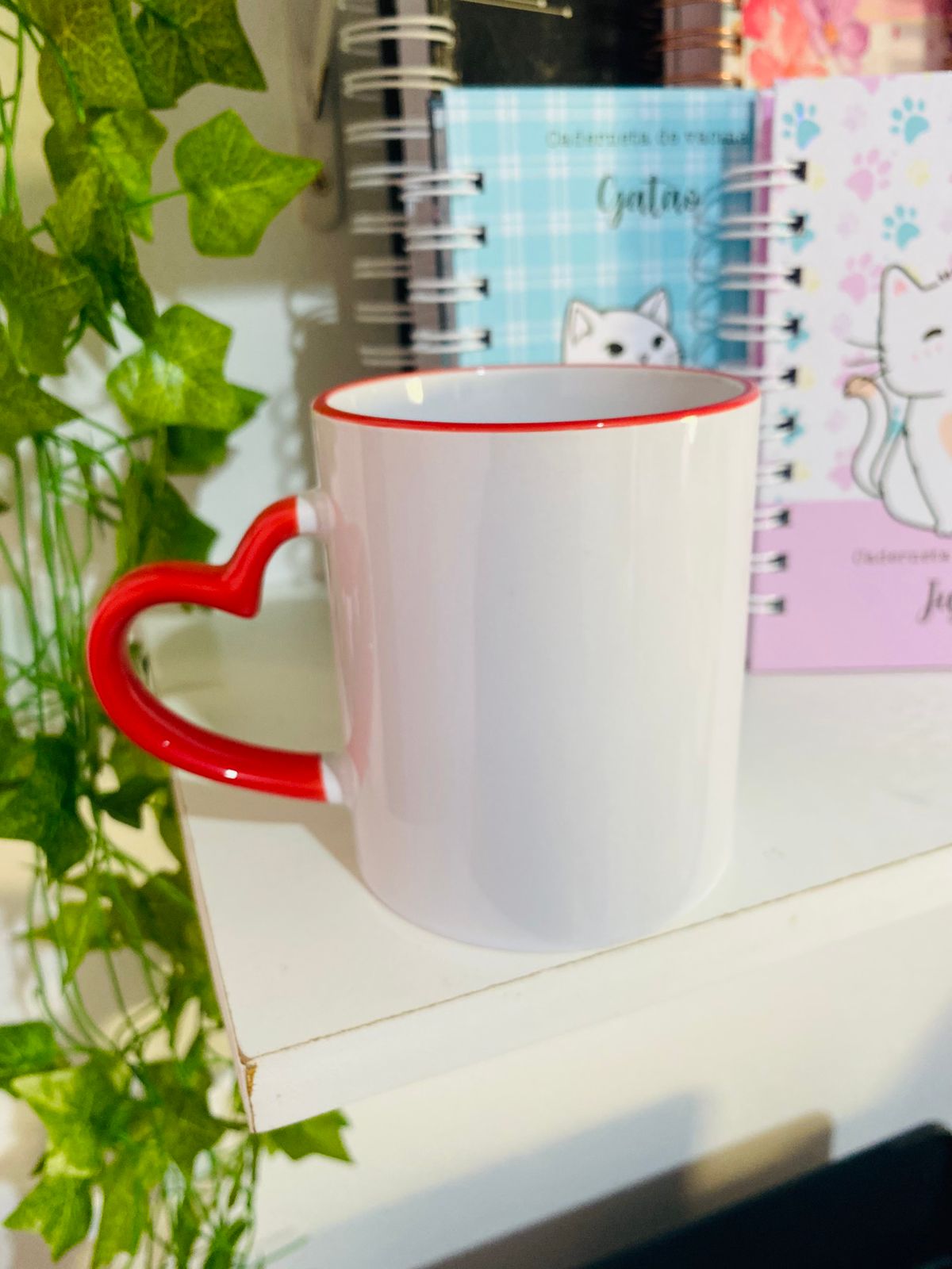 Caneca Alça de Coração