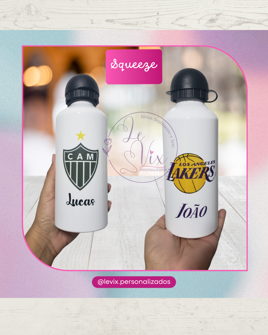 Squeeze de alumínio branco