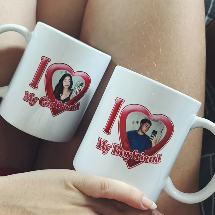 Kit com 2 Canecas Brancas 325ml Personalizadas