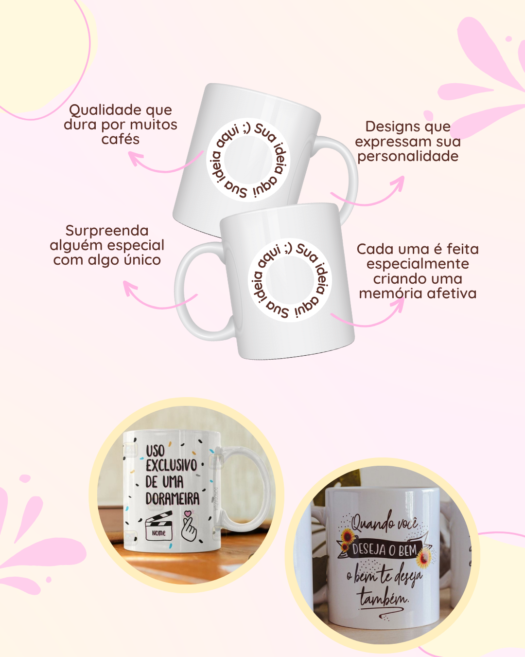 Caneca branca personalizada
