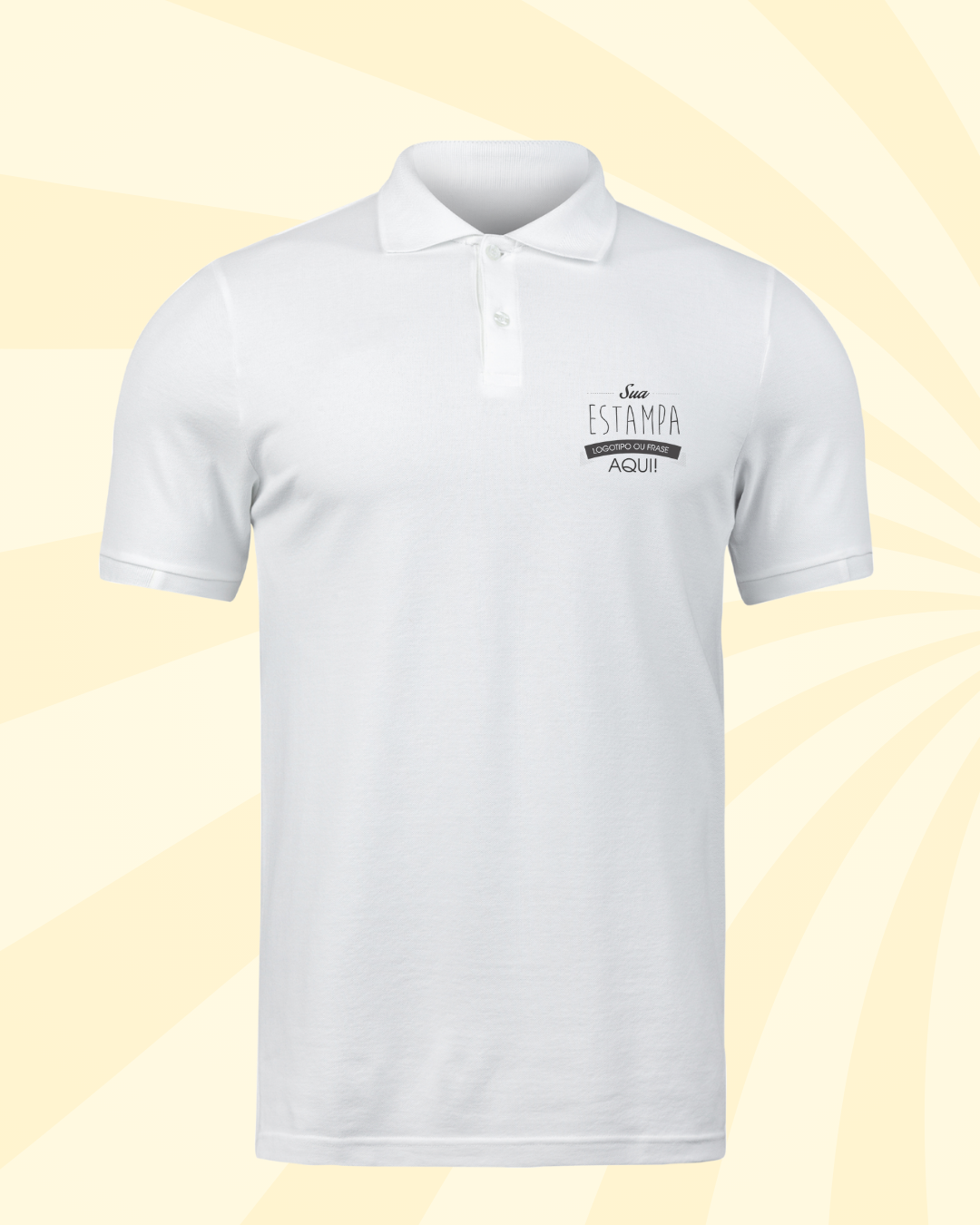 Camiseta Gola Polo branca