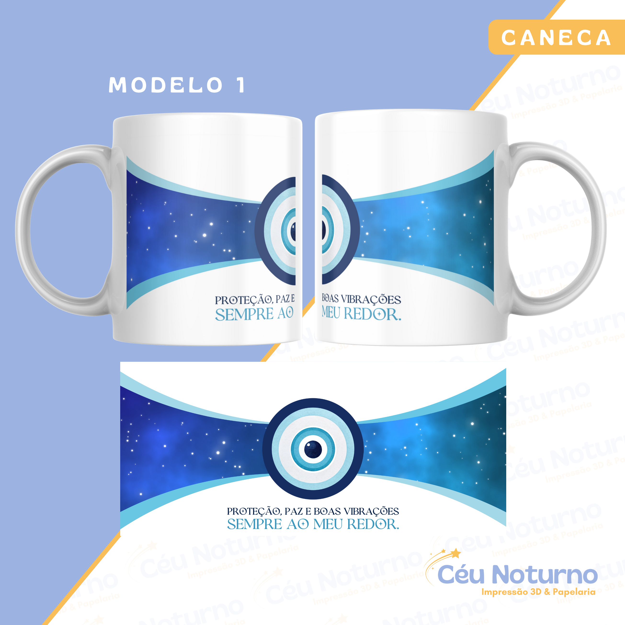 Caneca Olho Grego - Coleção Olho Grego