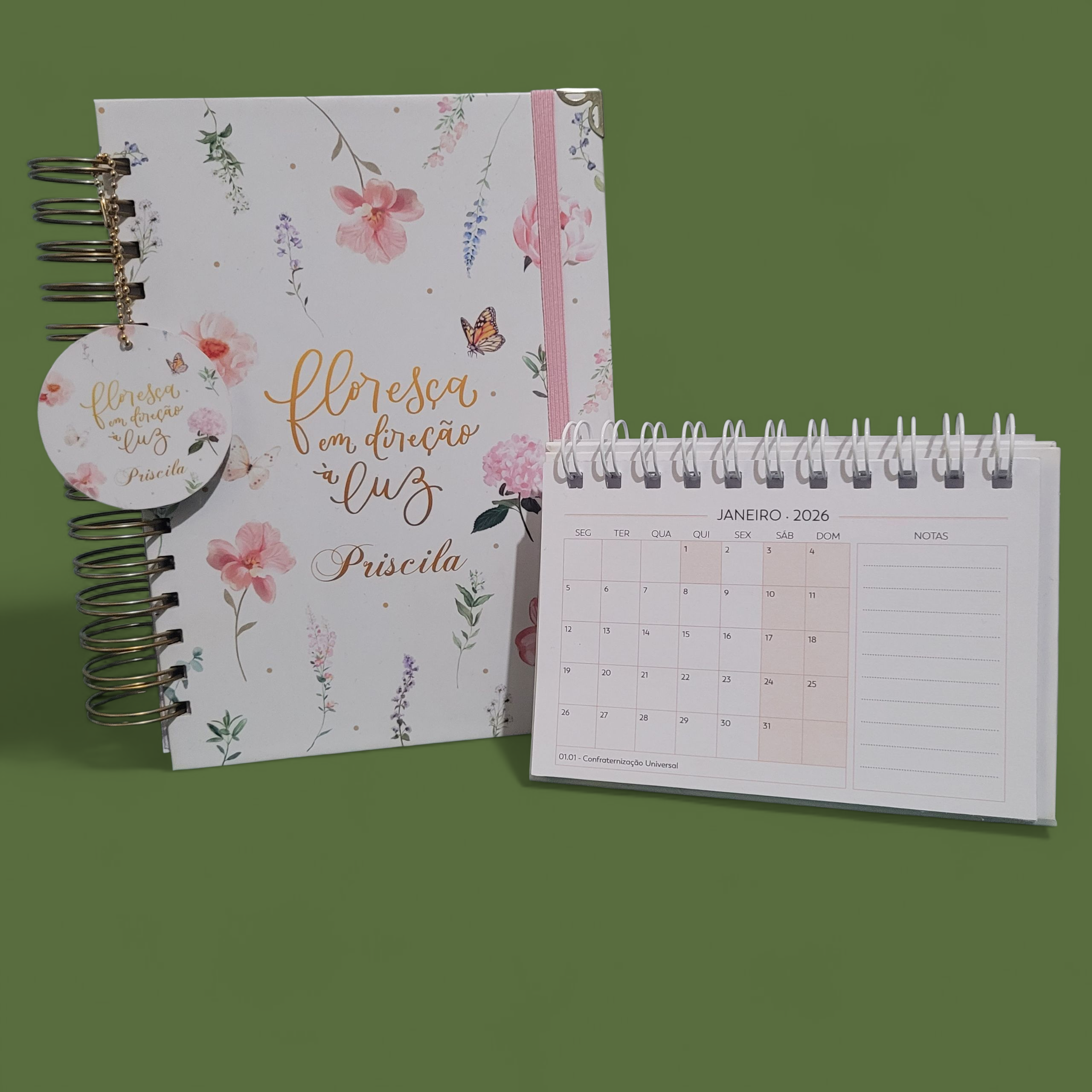 Kit Agenda e Calendário A6