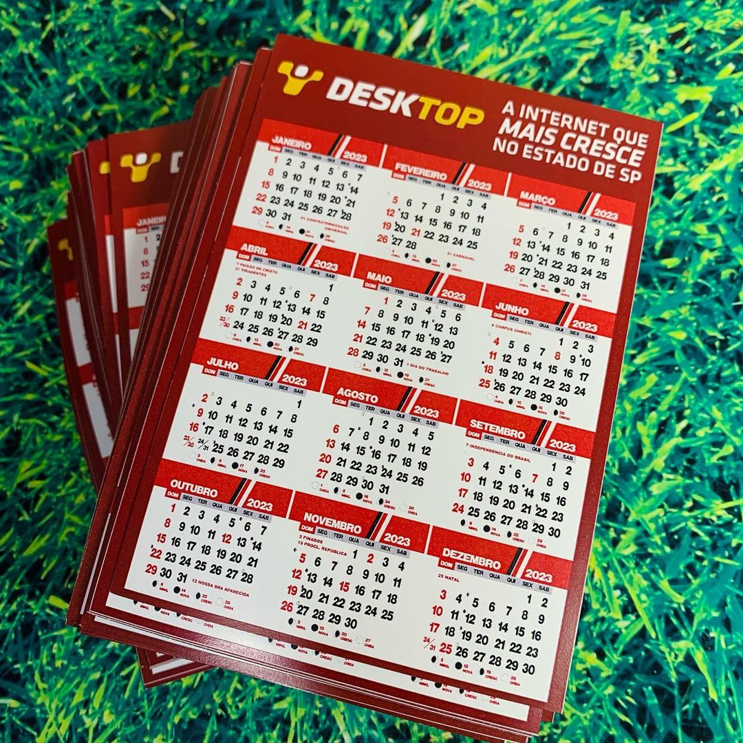 Calendário Imã Postal 10x14cm 