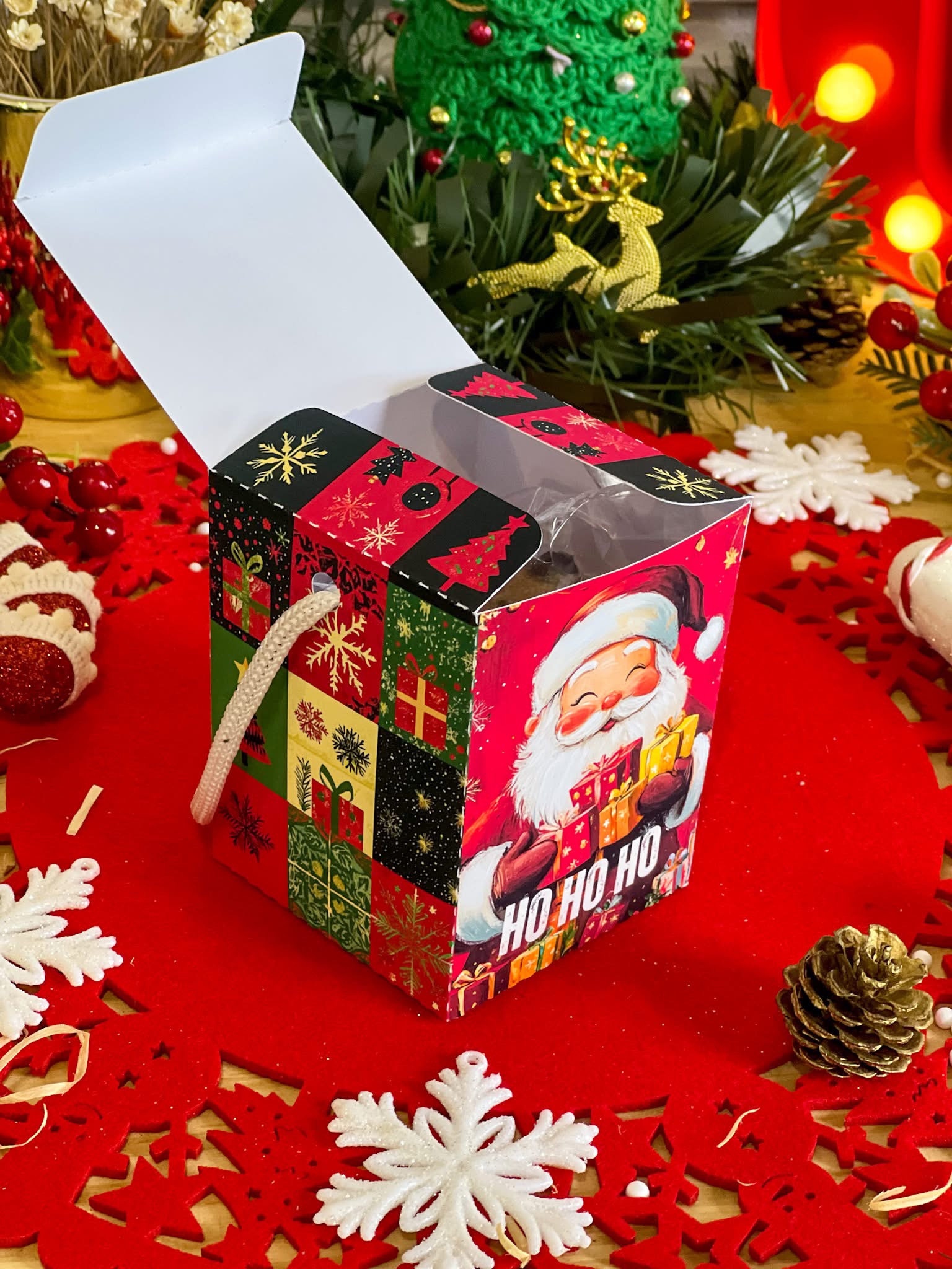 Mini Caixa de Panetone Personalizada – Edição Natal