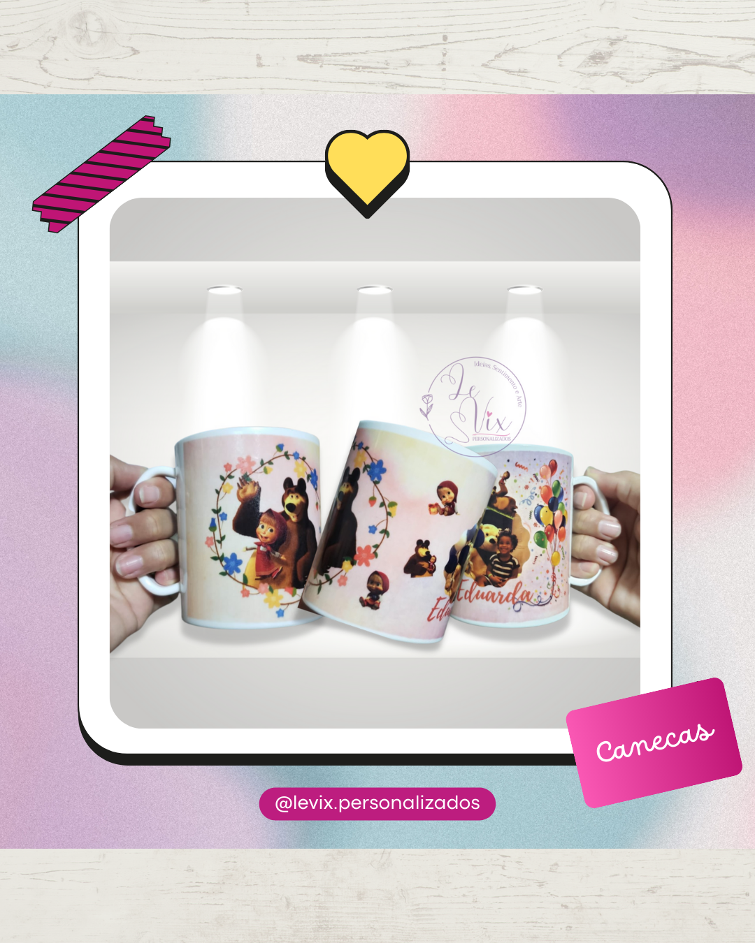 Caneca em polímero