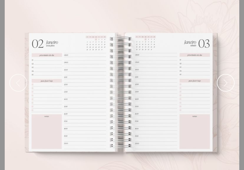 Agenda Personalizada 1DPP (SAB/DOM) (DATADA E PERMANENTE)