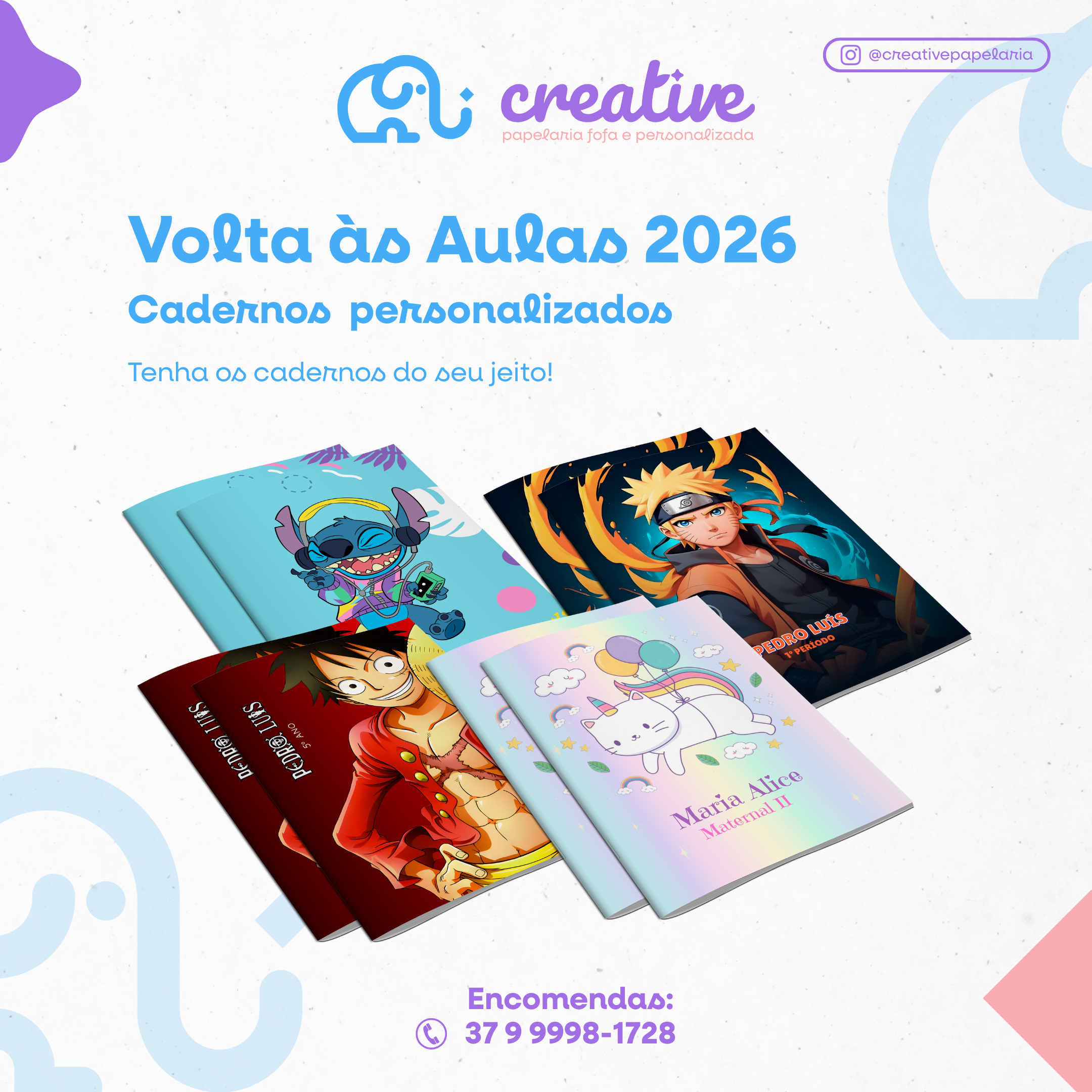 Caderno Personalizado