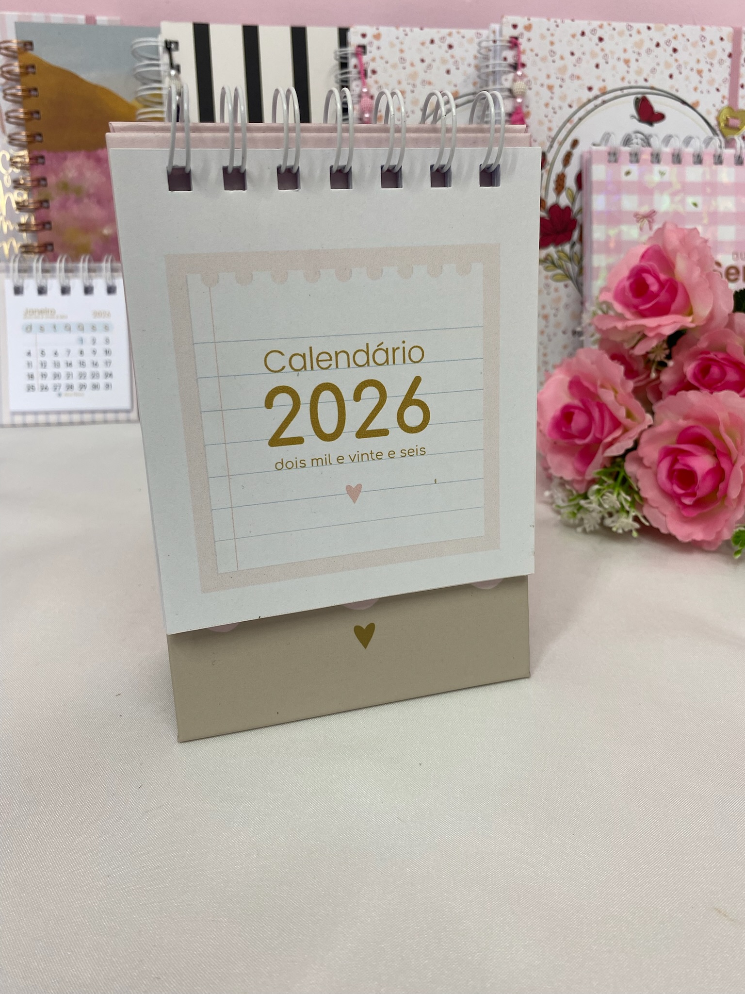 Calendário 2026 Personalizado - A6 Vertical