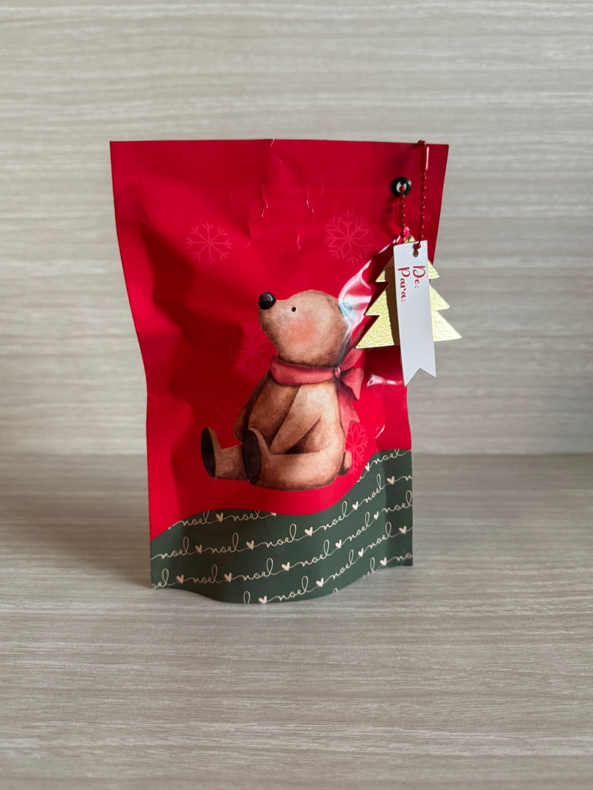 🎄 Saquinho Pouch Up Natal – 12 x 19 cm 🎁