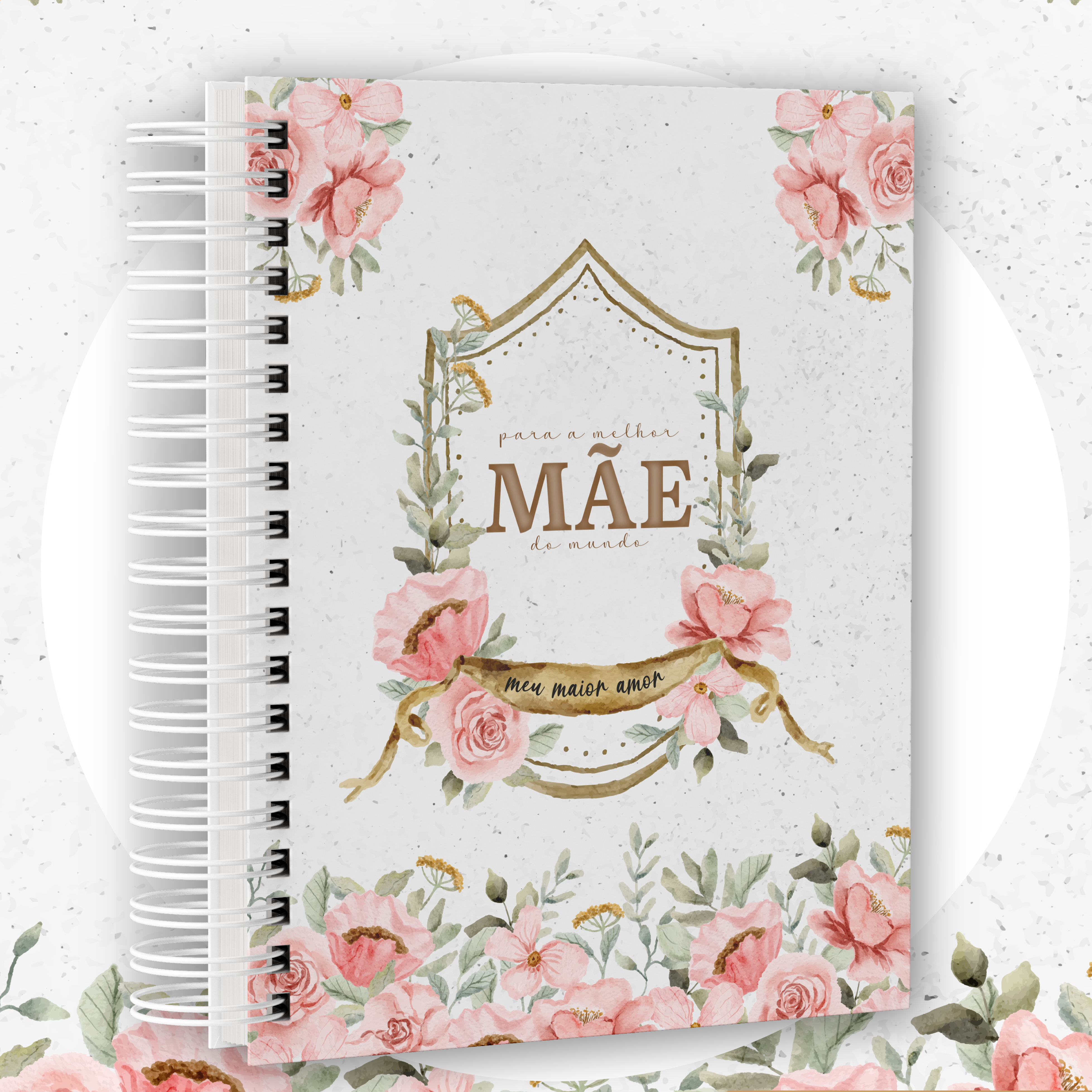 Diário da Gratidão Rosa Bebê - Coleção Cristã