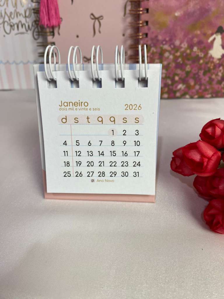 Calendário 2026 Personalizado - Mini