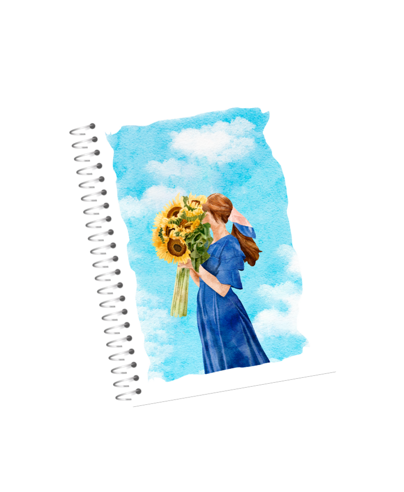 Caderno Girassol A5