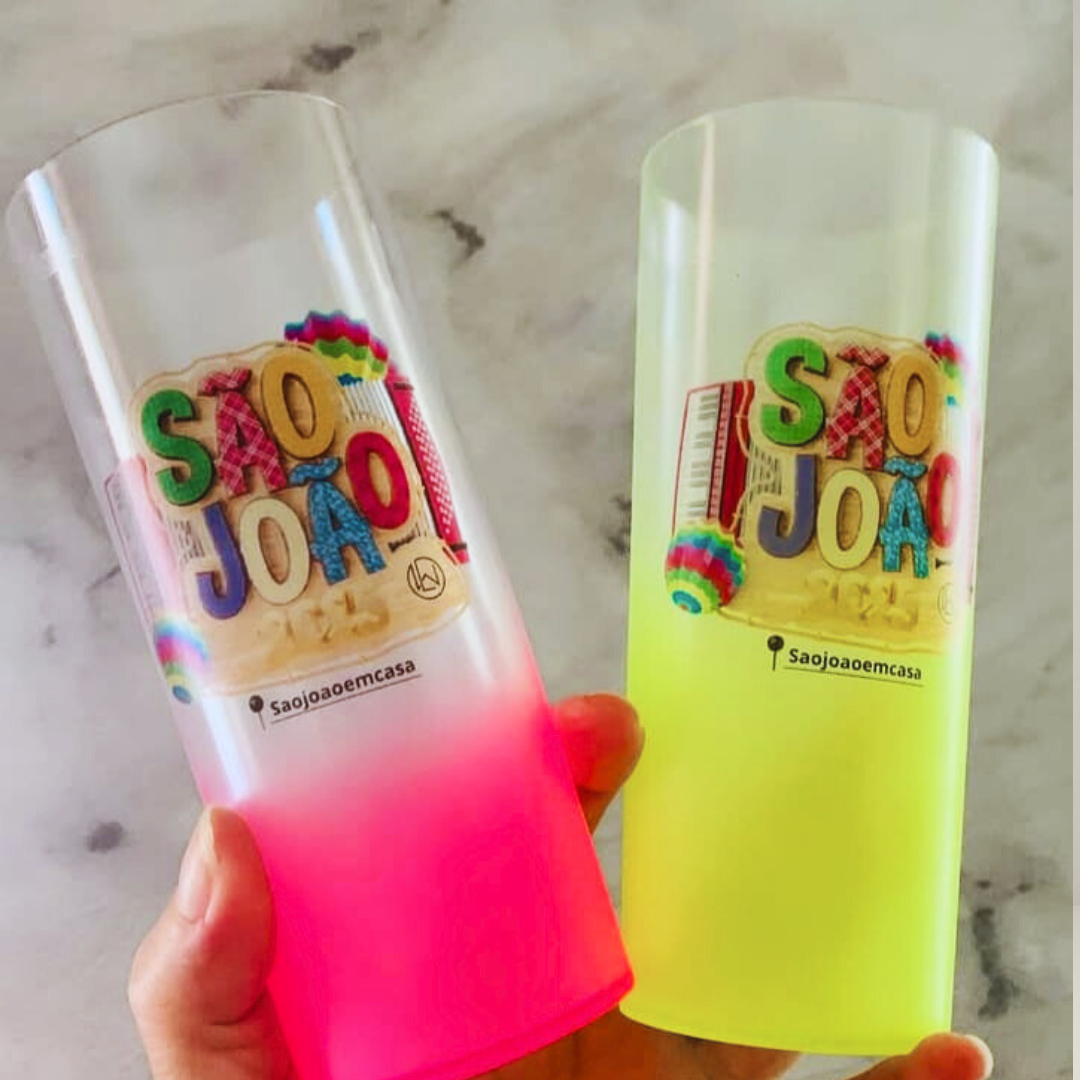Copo Long drink degradê