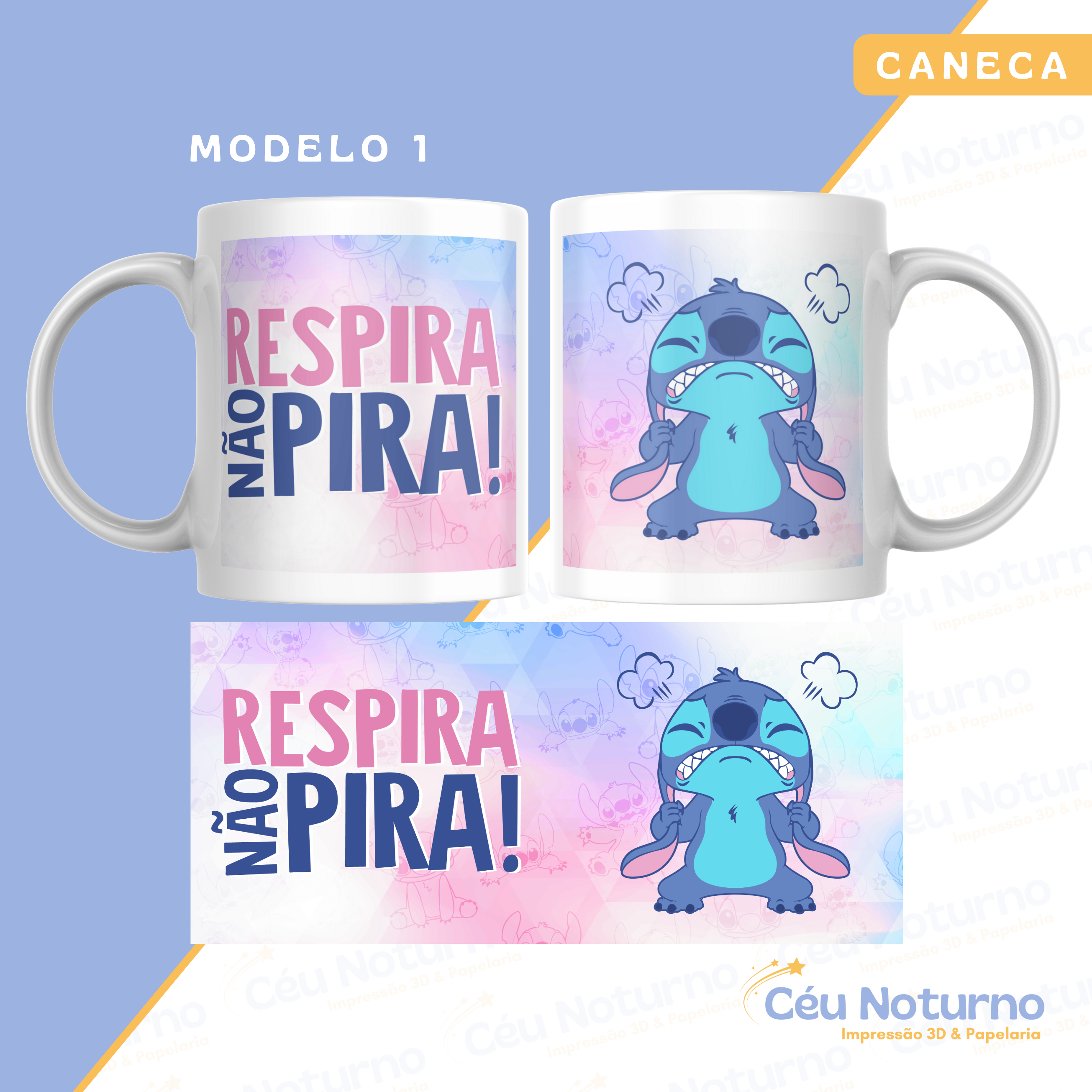 Caneca Stitch - Coleção Stitch