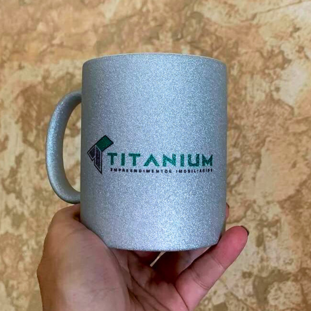 Caneca glitter