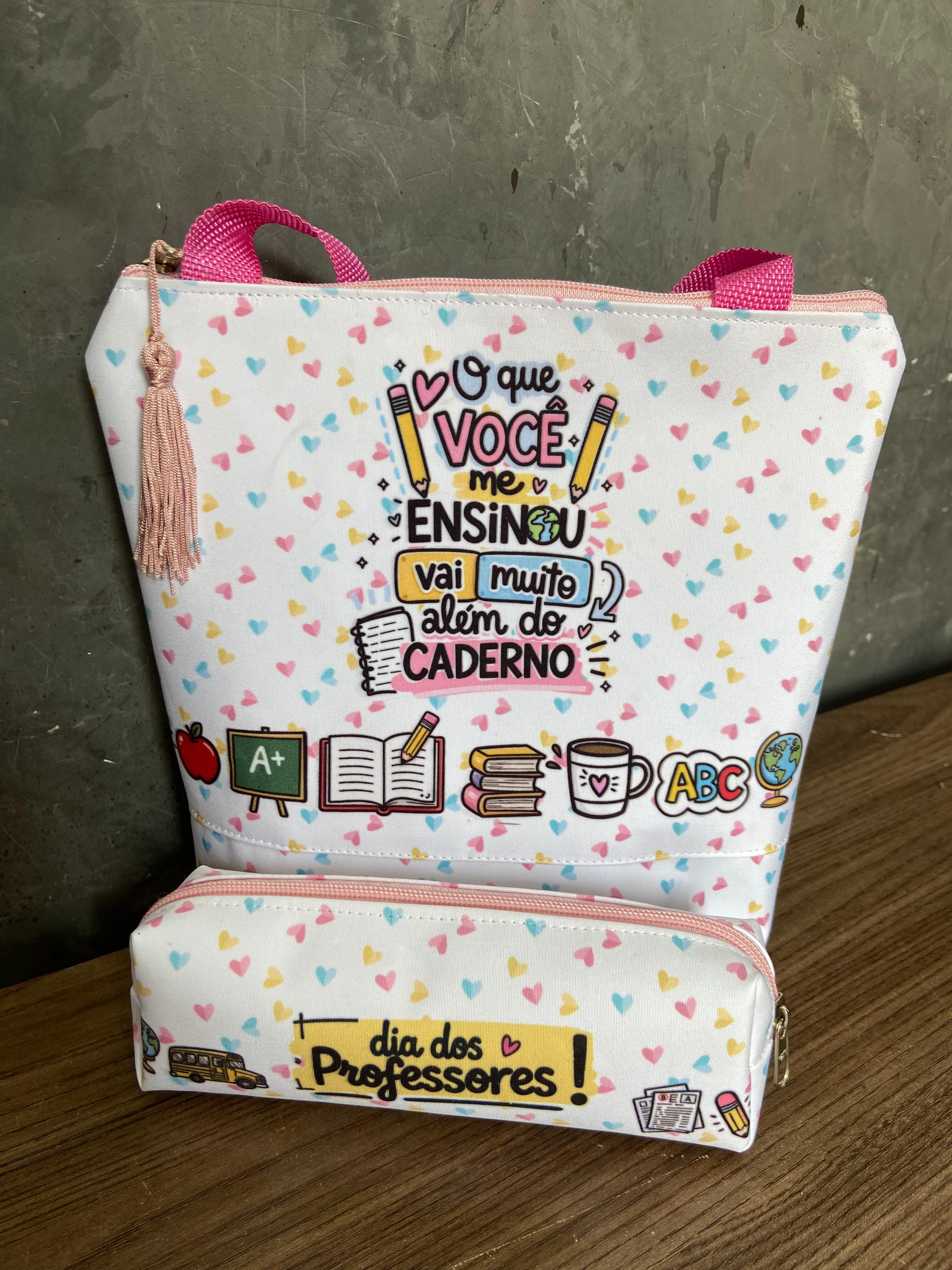 1 Bolsas Trapézio + 1 Estojos Slim