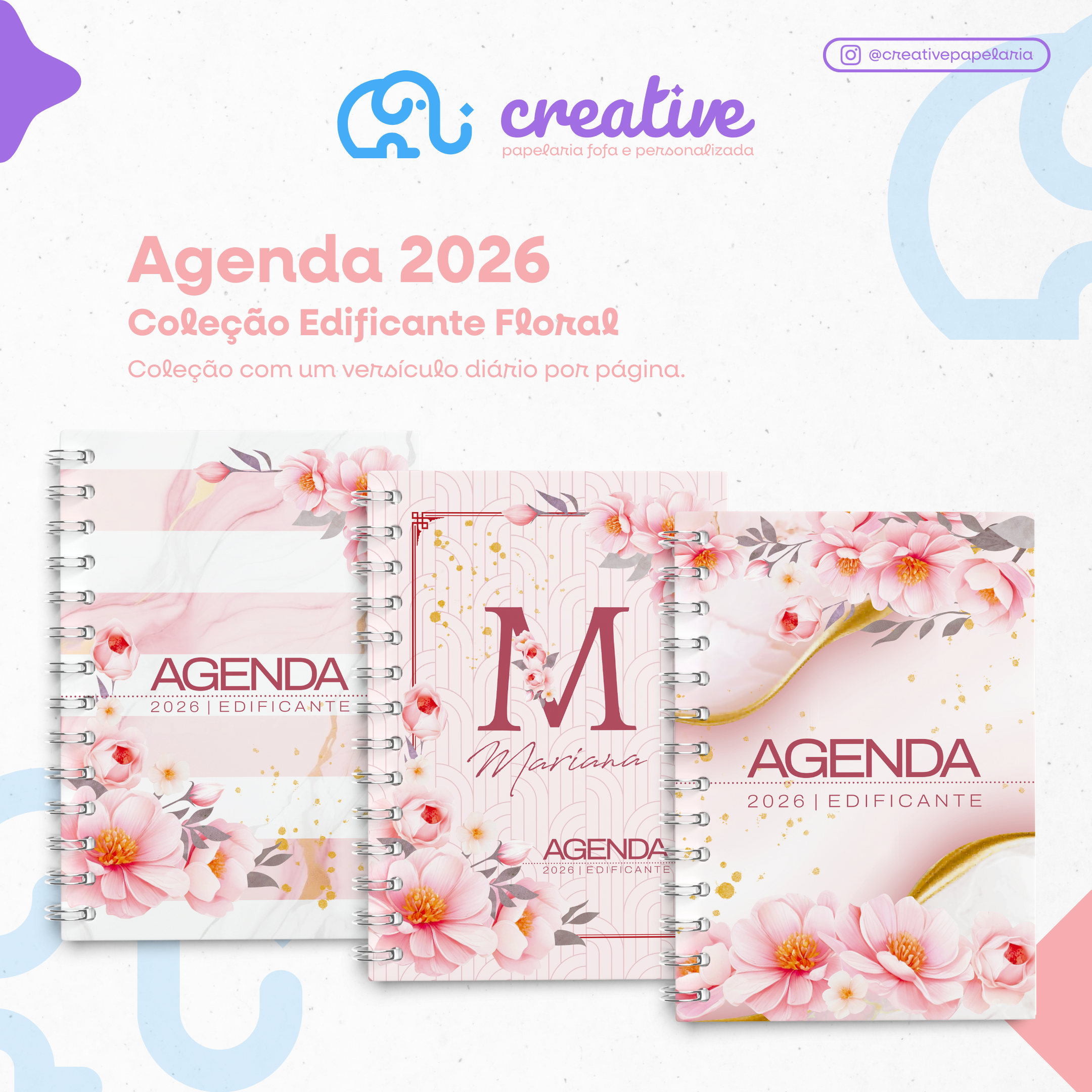 Agenda Edificante Floral 2026