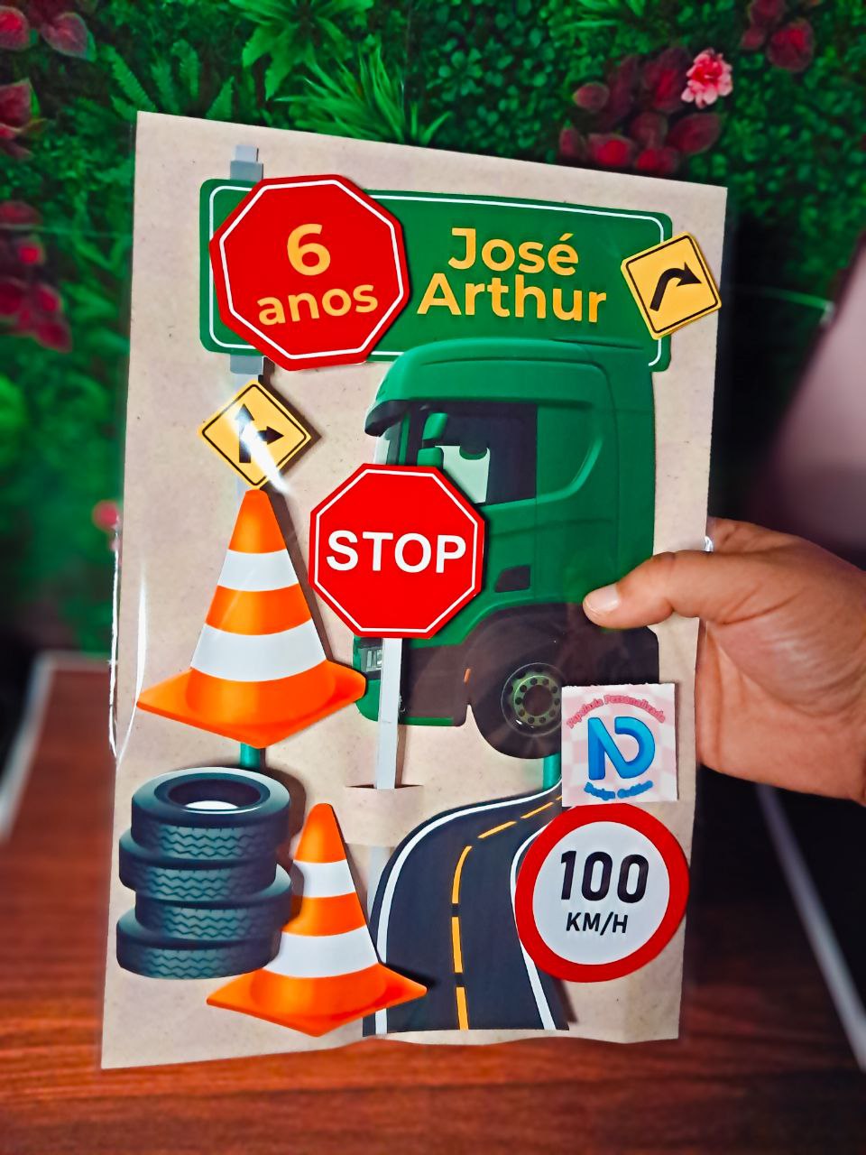 Topper Liso Personalizado
