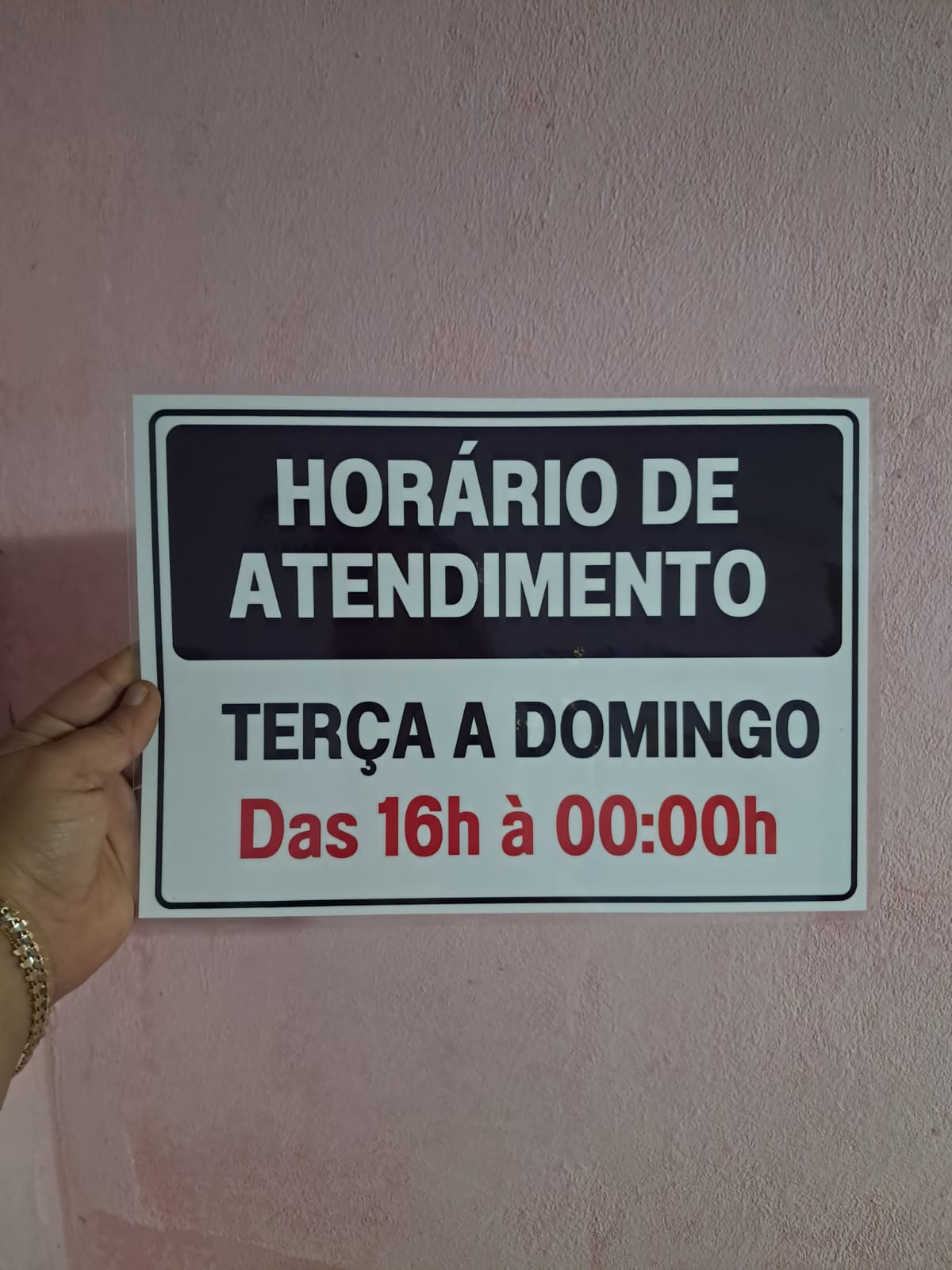 Placa de Aviso / Recado – A4