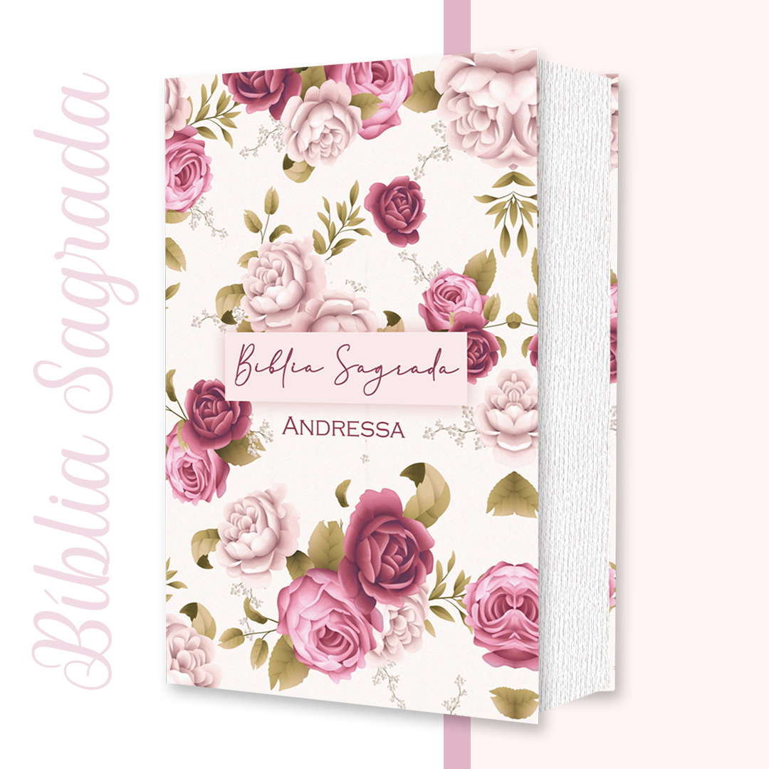 Biblia Sagrada Rosas versão NVI ou JFA