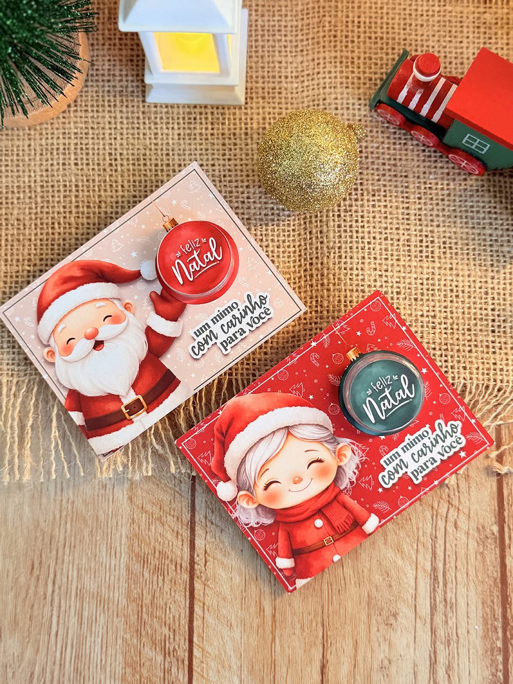 Lembrancinha de Natal com Creme Hidratante – Um Mimo com Carinho!