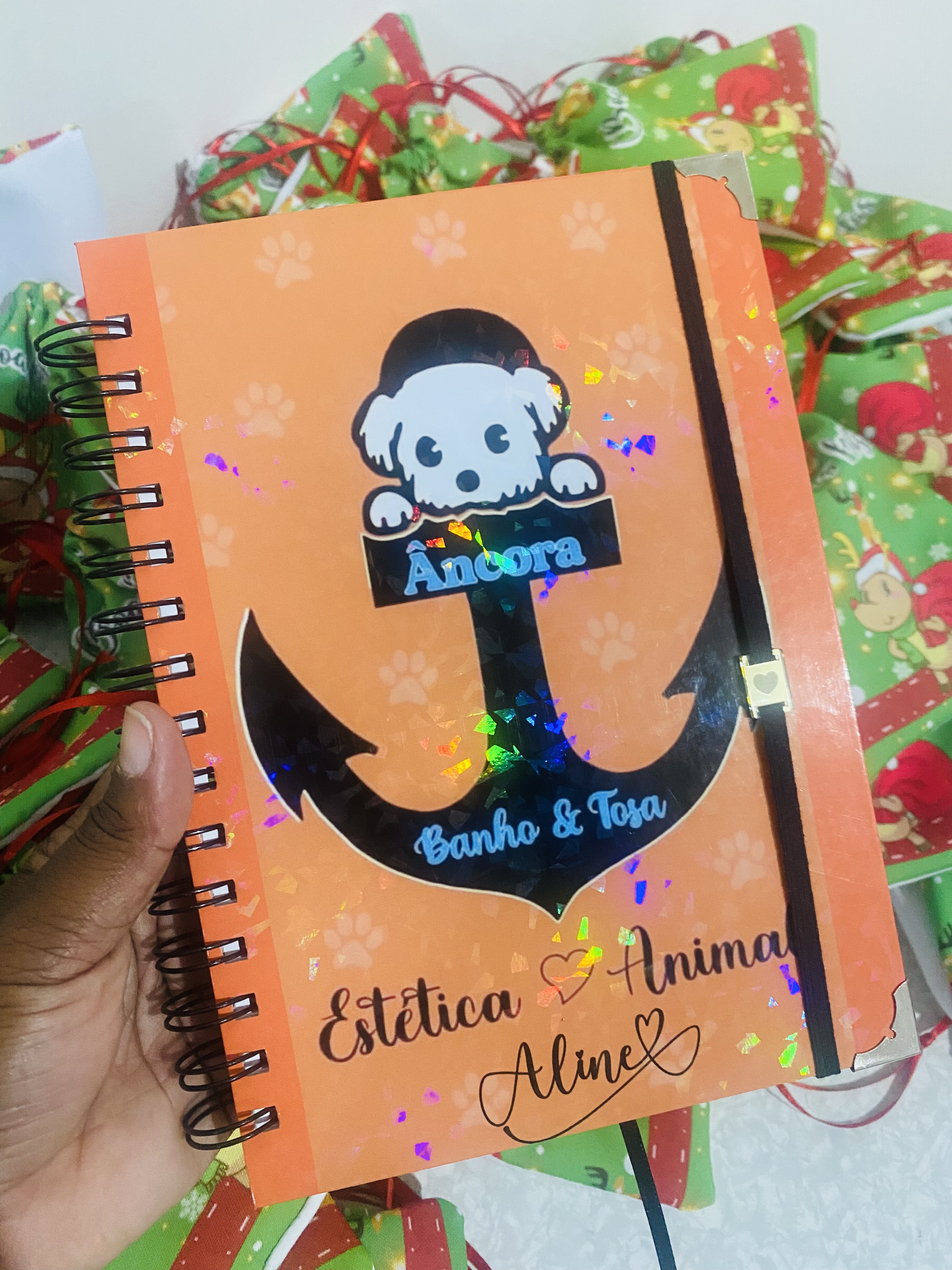 Caderno Personalizado 100 Folhas - Encadernação Wire-O