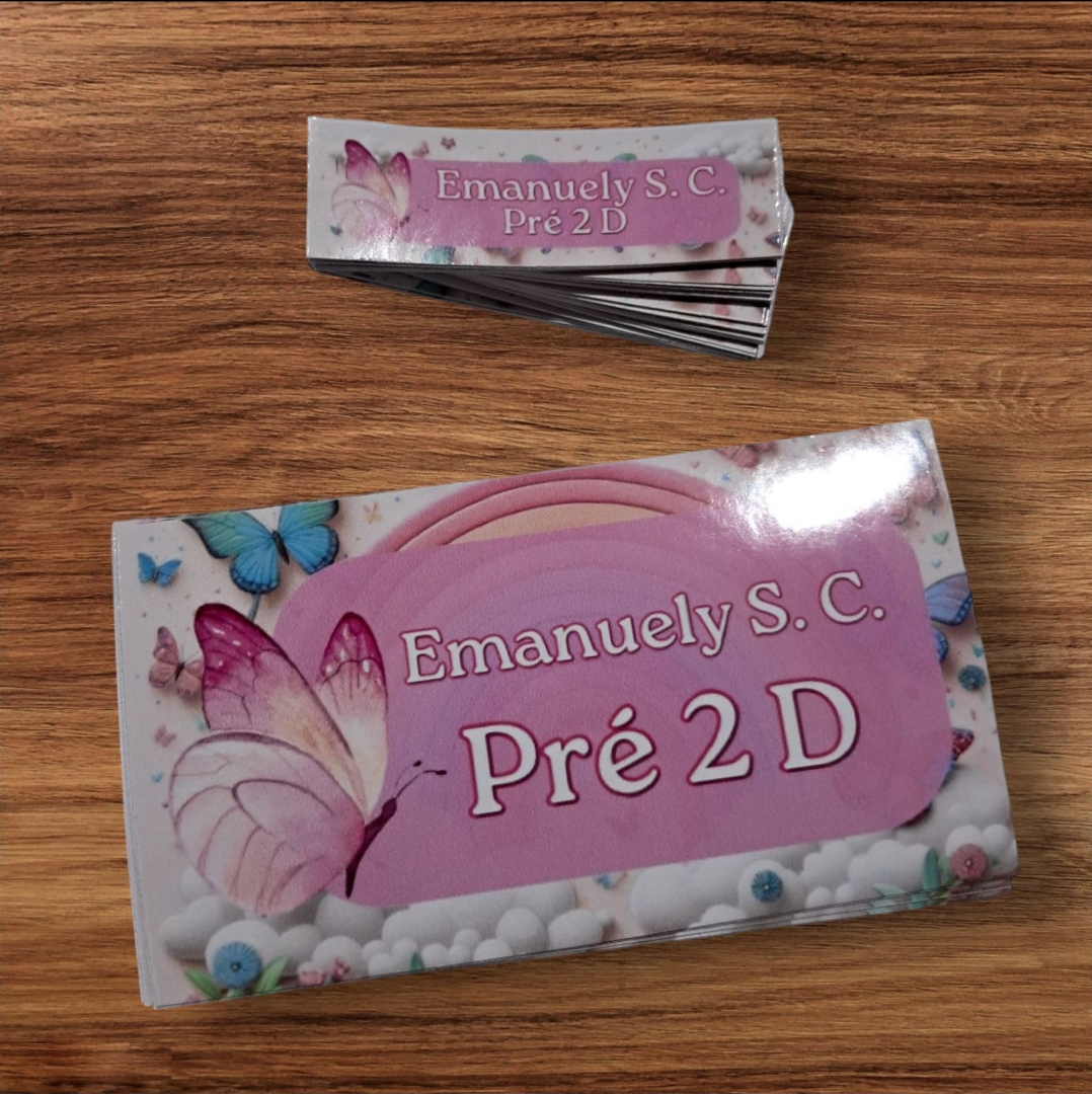 Kit Etiqueta Escolar Personalizada