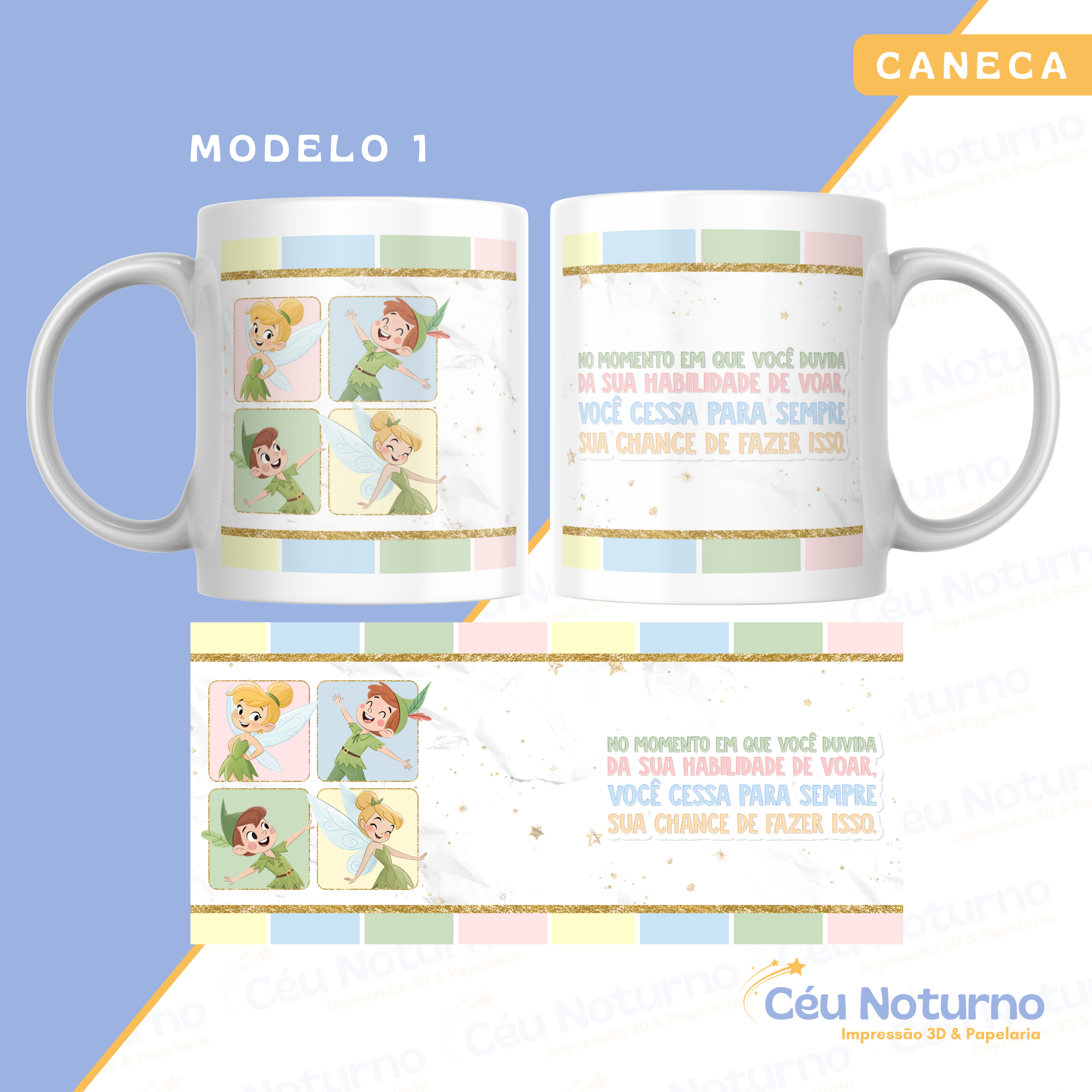 Caneca Peter Pan - Coleção Peter Pan
