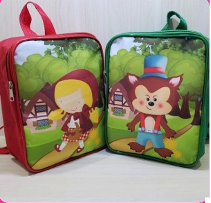 kit 10 unidades mochila quadrada G 22X29X9 (Mínimo 10 unidades)