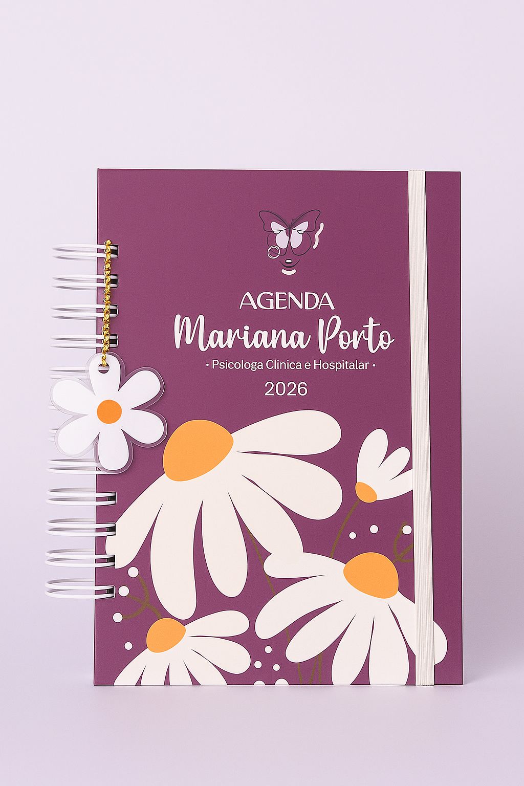 Agenda Anual- COMERCIAL 1 Dia por Página Personalizada