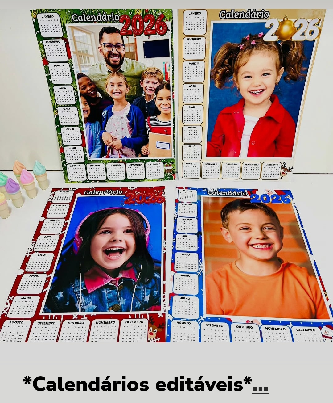 Calendário 2026 - Foto