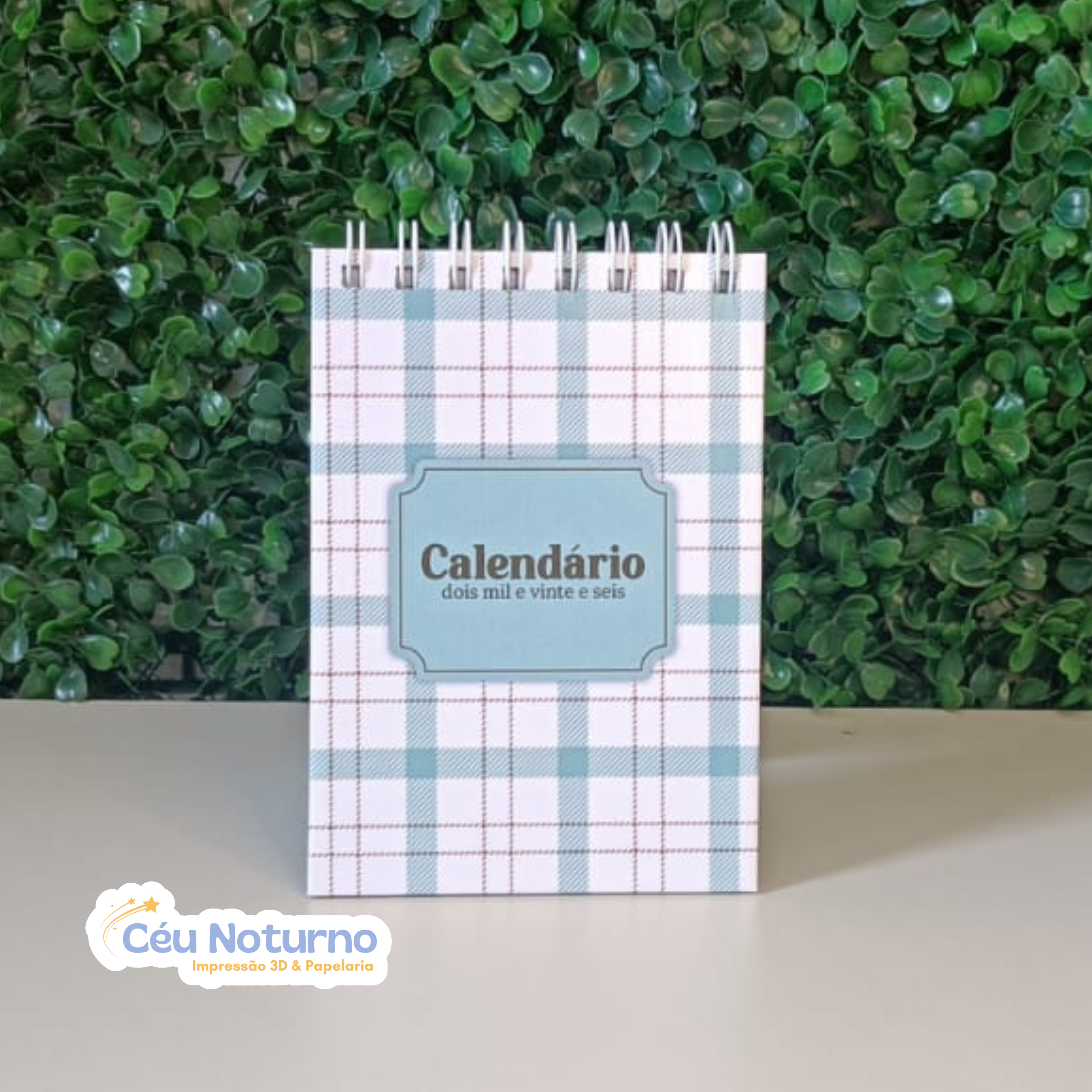 Calendário Encadernado A6