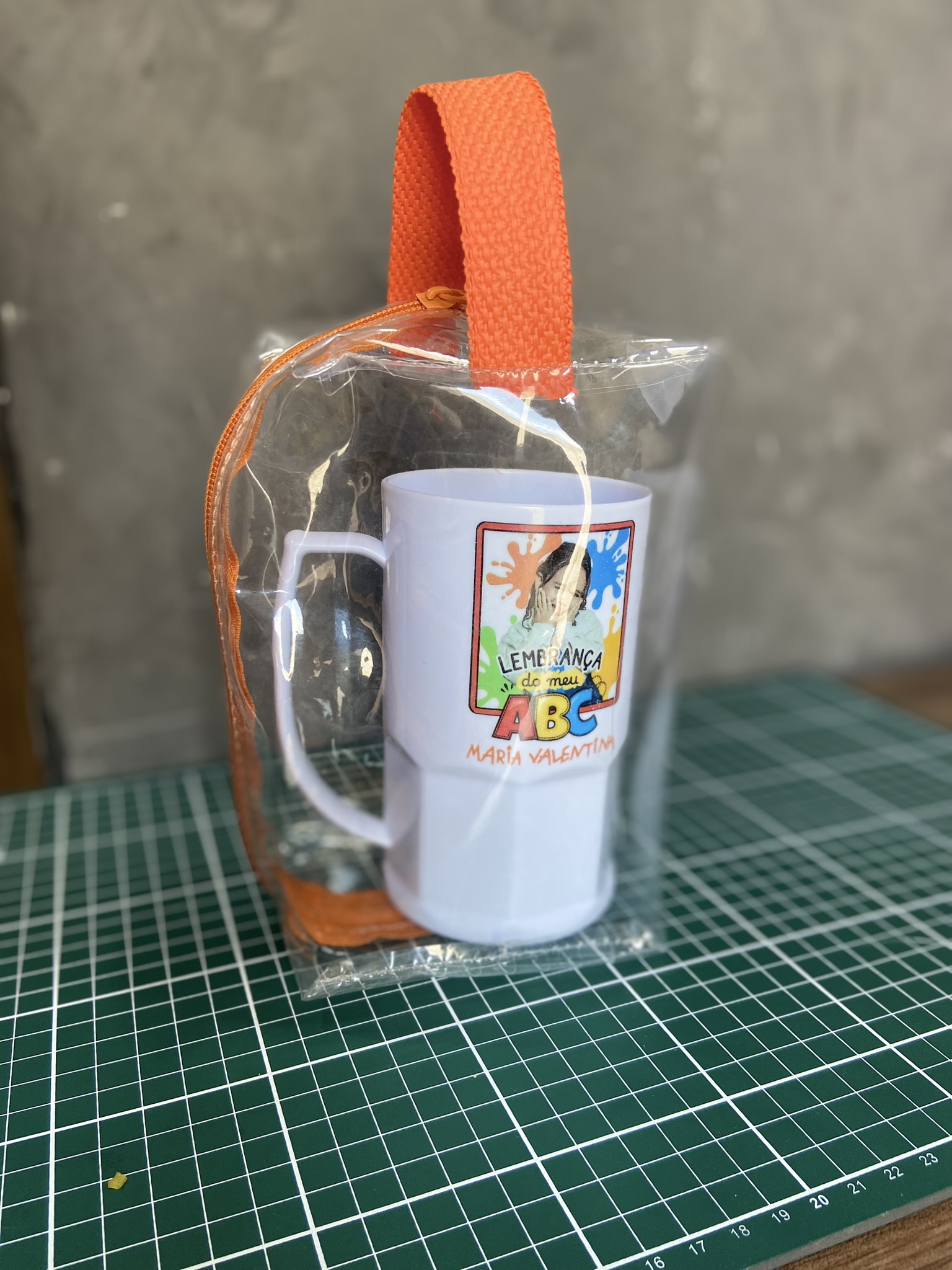 Copo shop + Necessaire Cristal