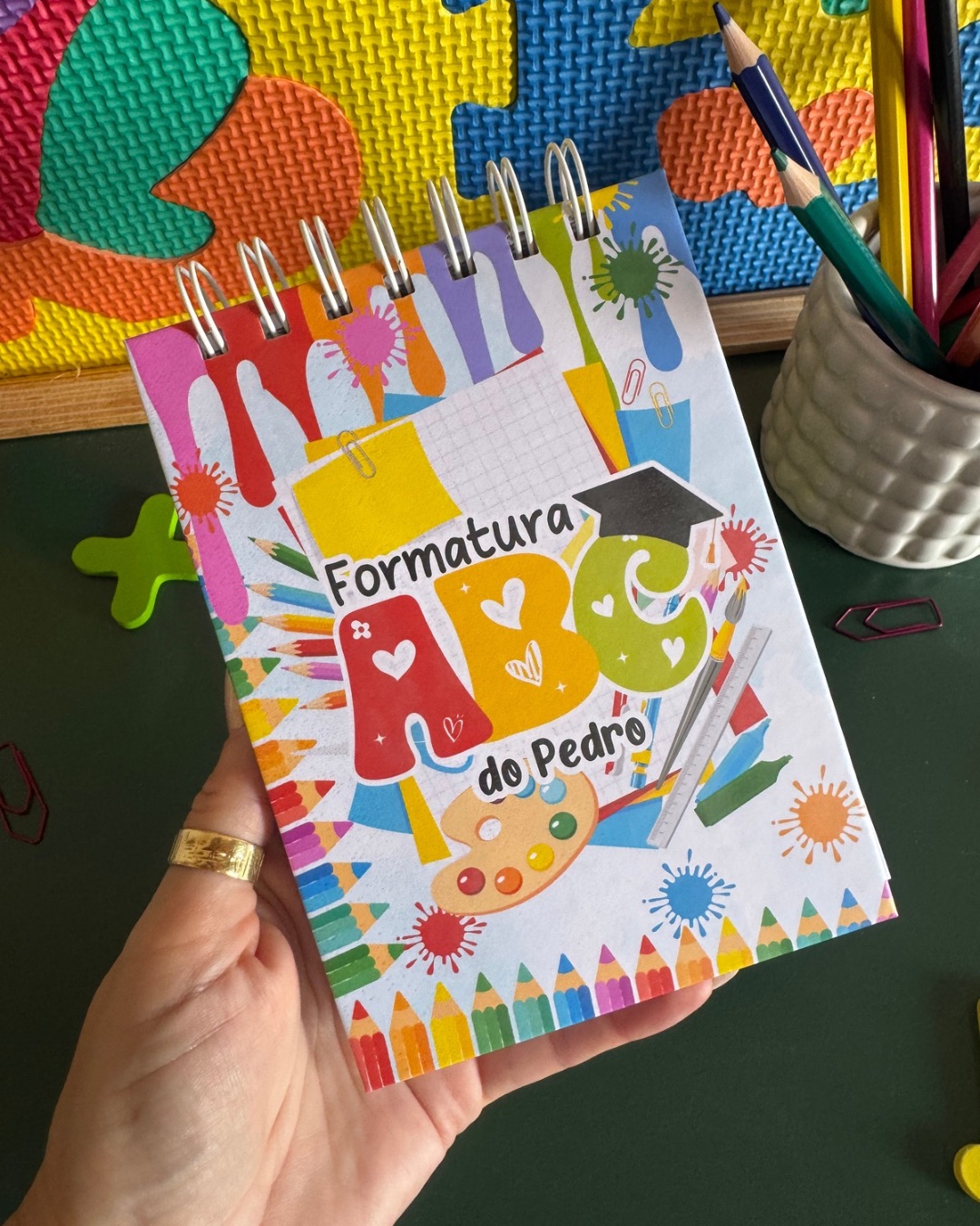 Bloquinho encadernado