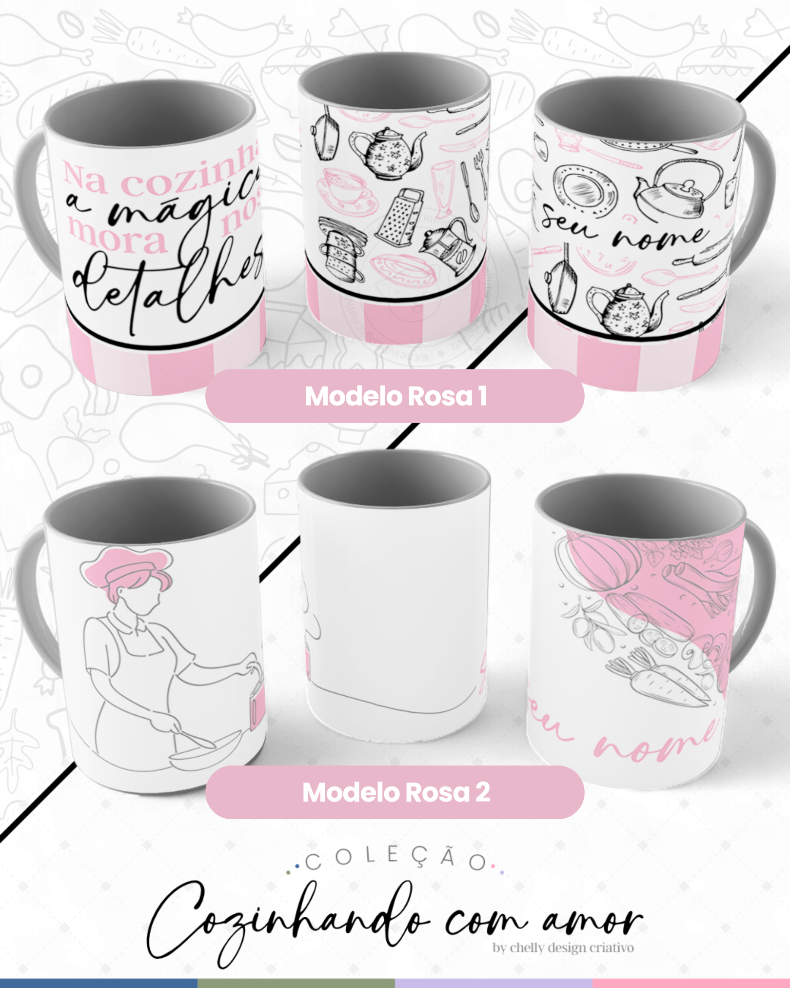Caneca - Coleção Cozinhando com amor