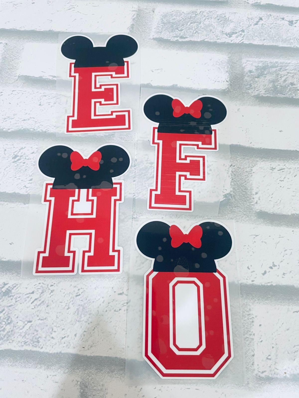 ✨ Impressão Termocolante – Tema Mickey & Minnie ✨