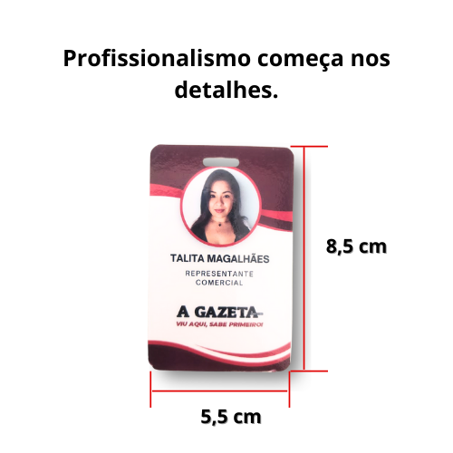 Crachá PVC Imp Frente