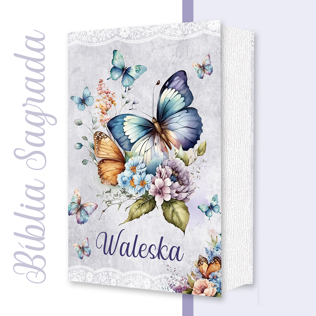 Biblia Sagrada Borboletas versão NVI ou JFA