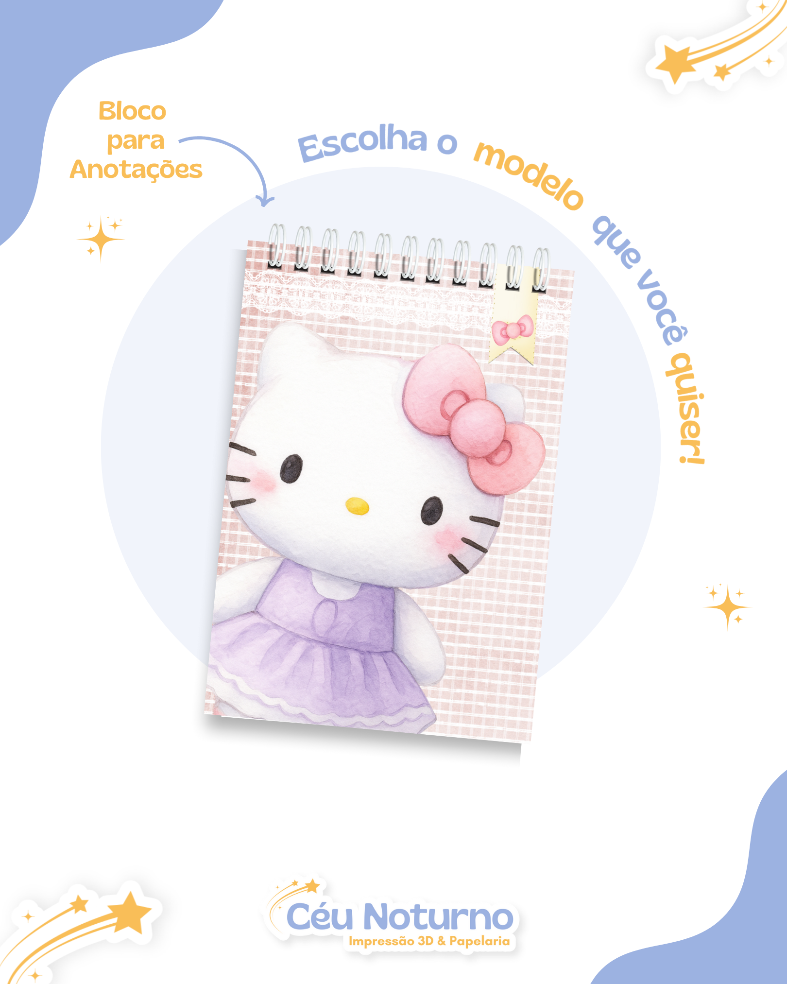 Bloquinho Hello Kitty