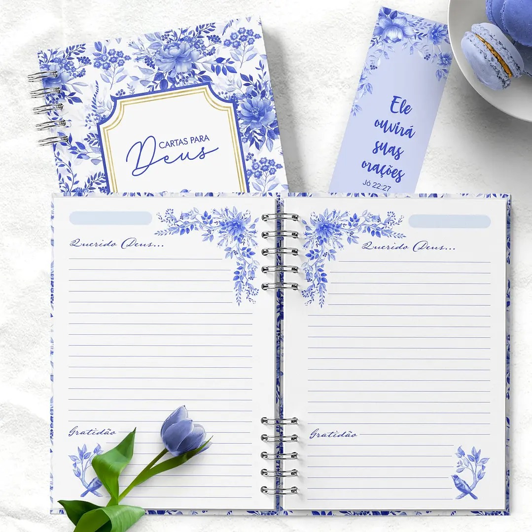 Caderno Cartas para Deus com Marcador de Página