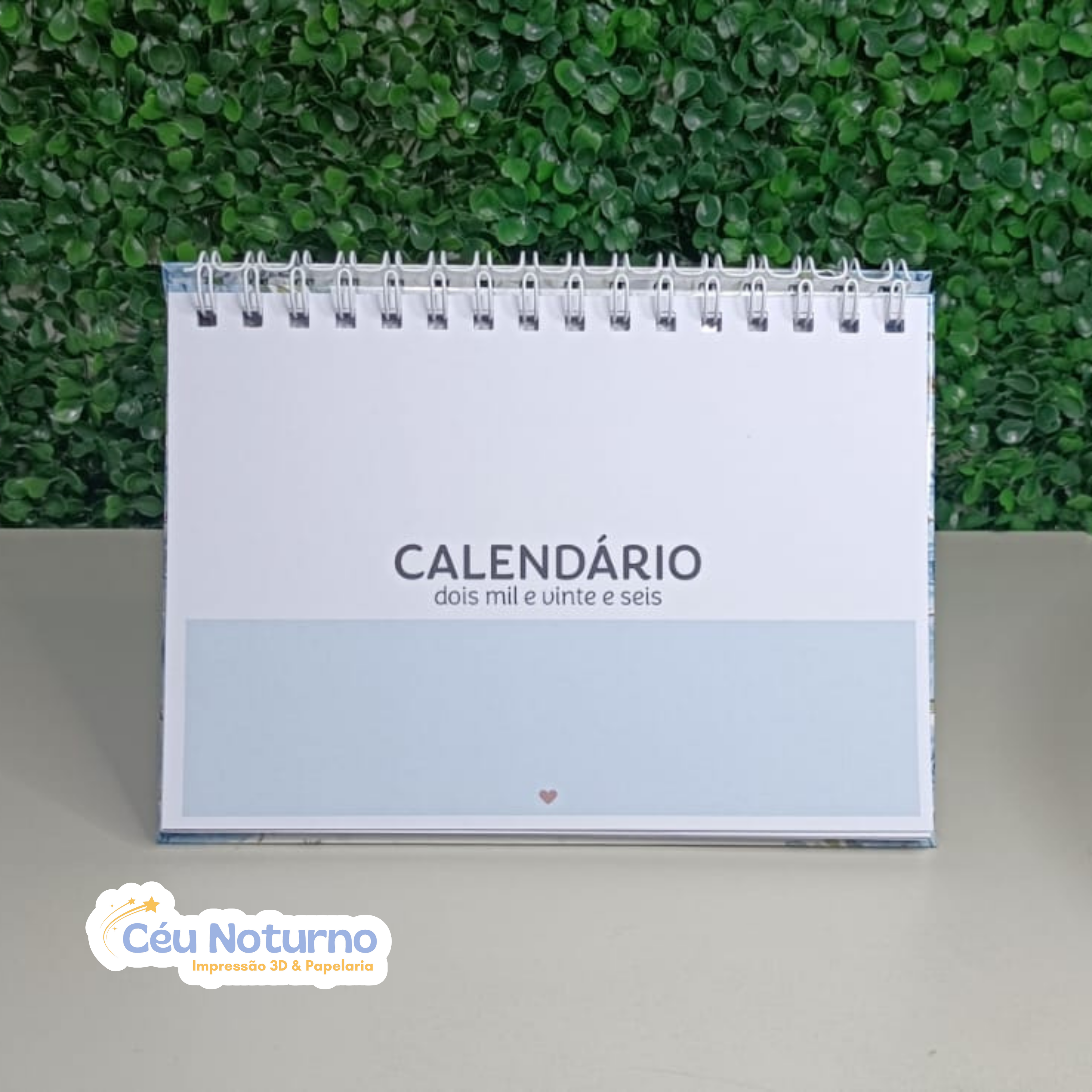 Calendário Encadernado A5