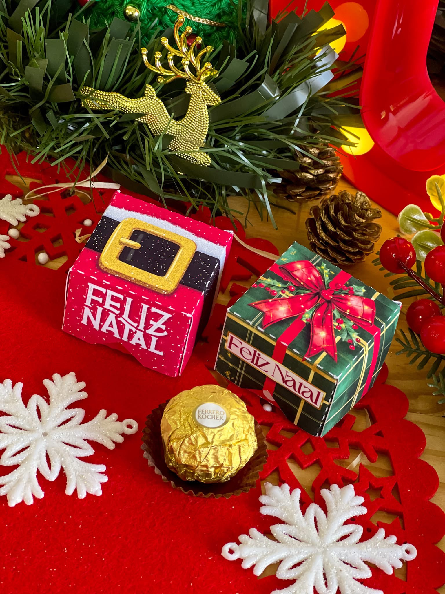 Caixinha Ferrero Rocher – Edição de Natal