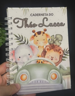 Caderneta de saúde personalizada.