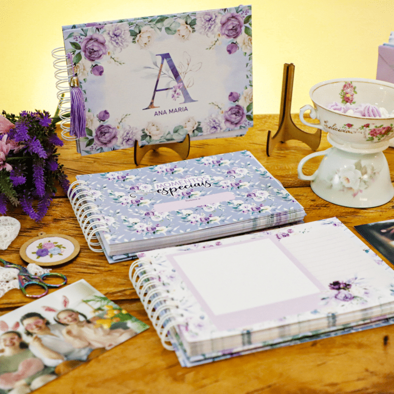 Album de fotos Violeta Floral