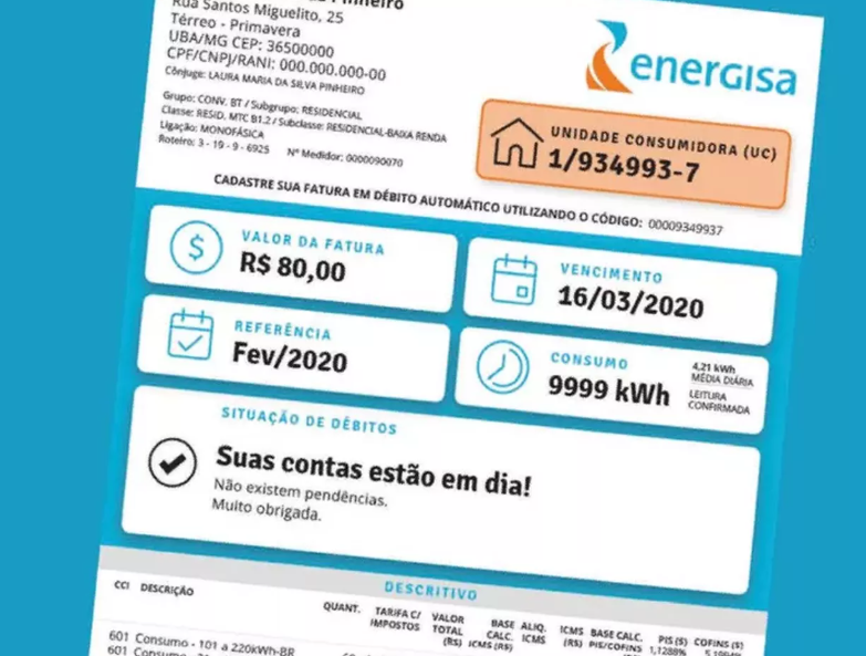 Consulta ENERGISA e SANESUL
