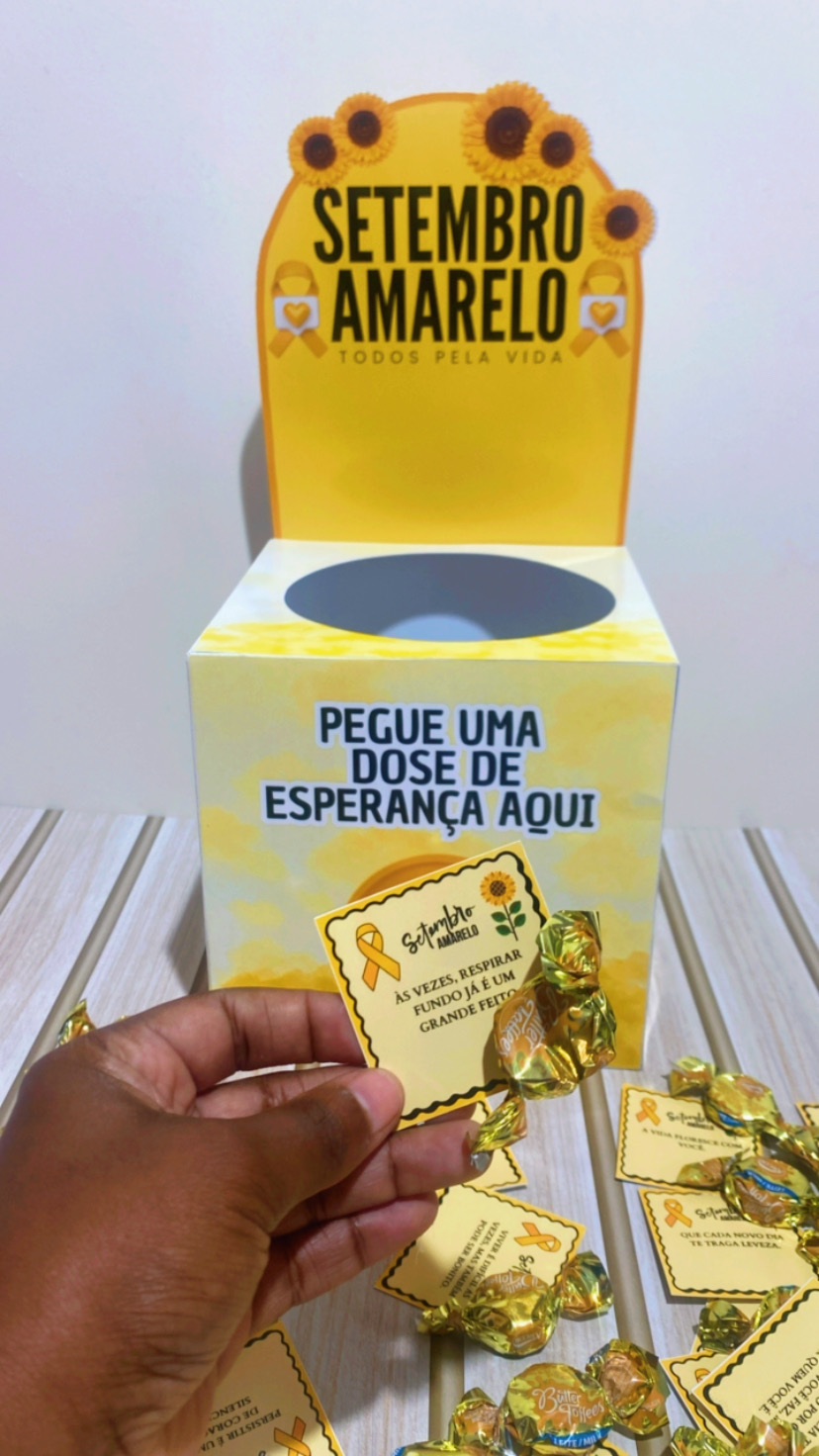 Caixa Setembro Amarelo