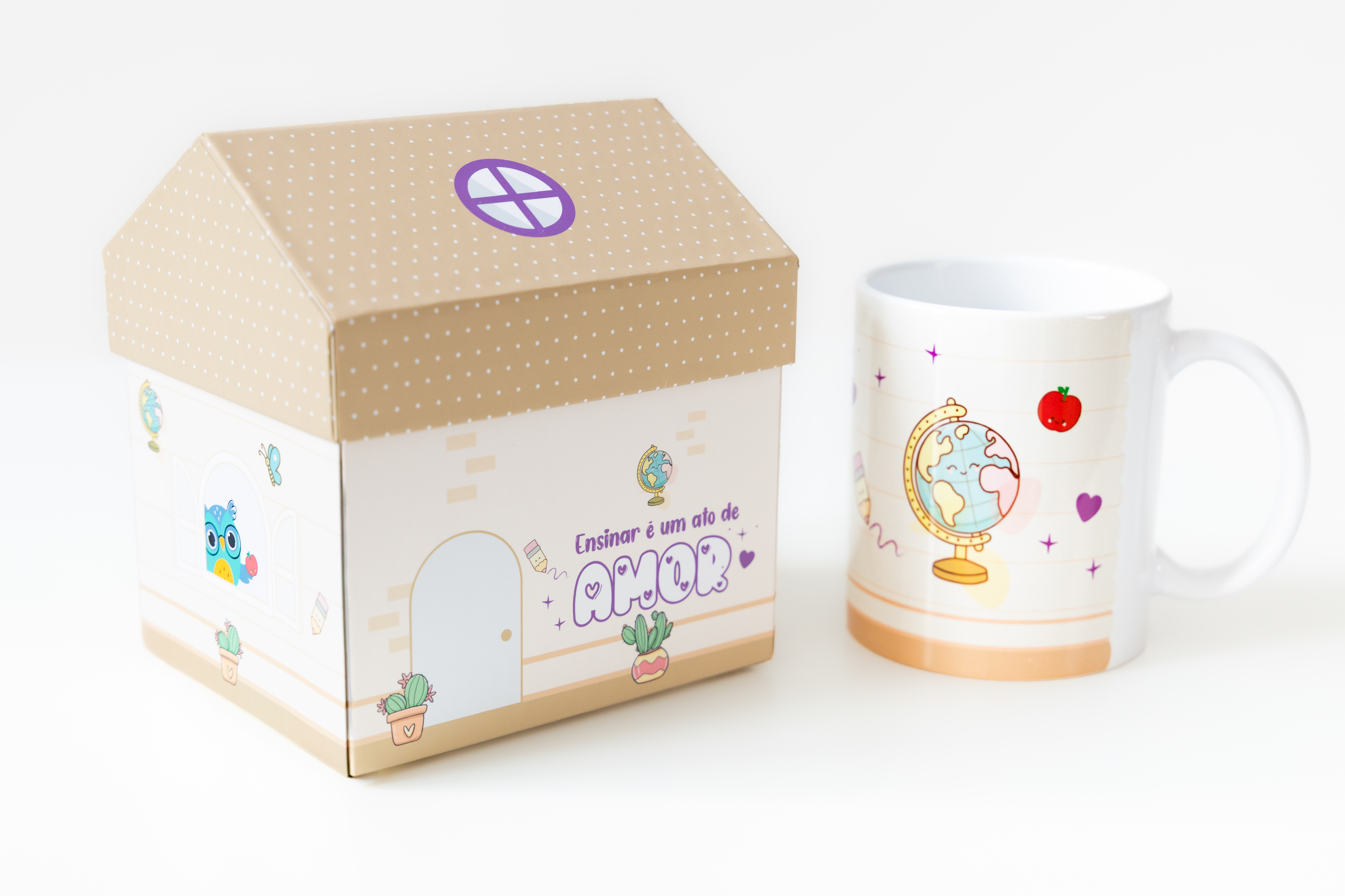 Caixa Casinha com caneca