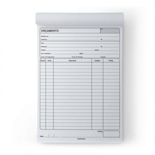 Bloco personalizados 9 x 14 cm